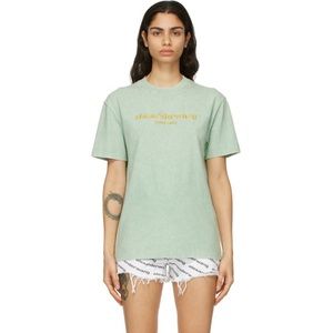 Alexander Wang Acid-washed Logo T-Shirt